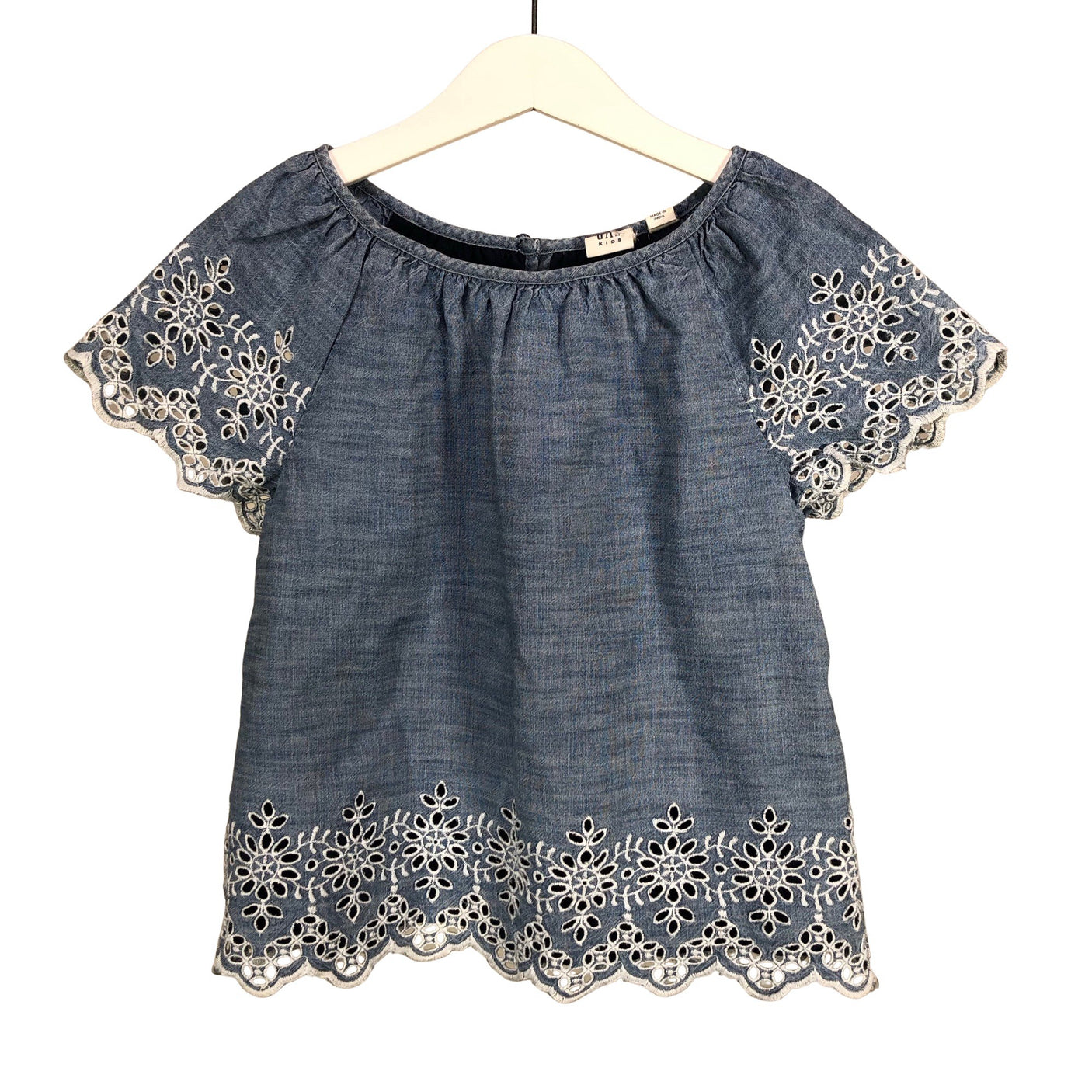 Unisex Gap - Short-sleeved blouse, size 128 - 134 - Blue (1)