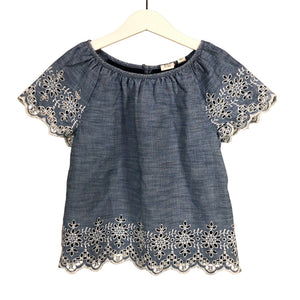 Unisex Gap - Short-sleeved blouse, size 128 - 134 - Blue (1)