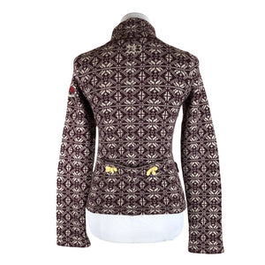 Unisex Odd Molly - Cardigan, size 36 - Wine red (2)