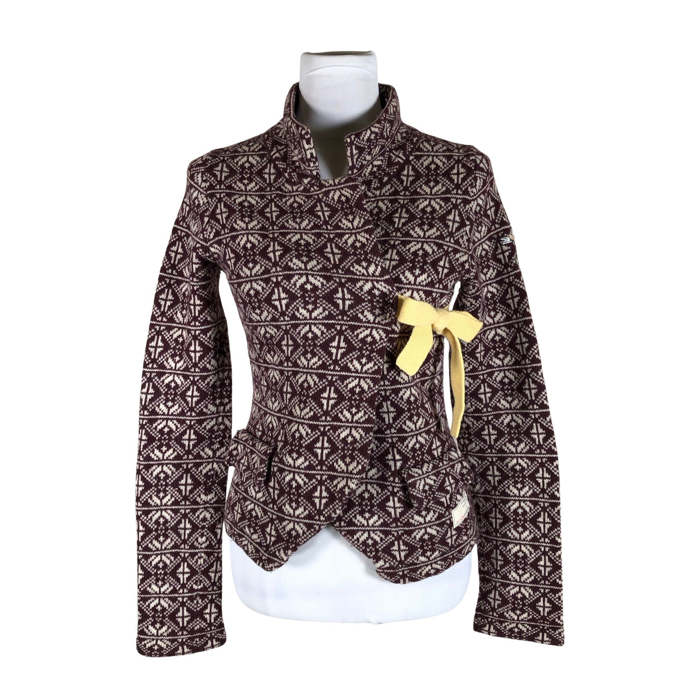 Unisex Odd Molly - Cardigan, size 36 - Wine red (1)