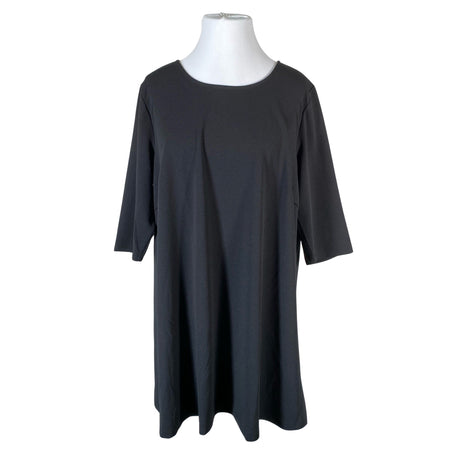 Unisex Zizzi - Tricot dress, size 56 - Black ()