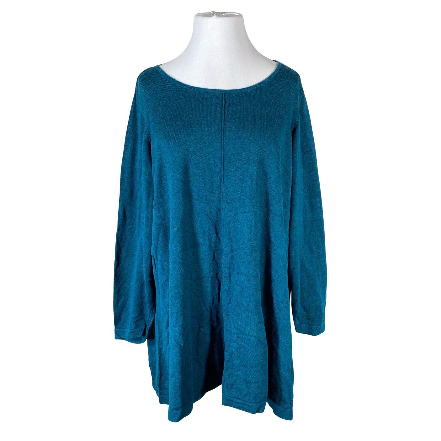 Unisex Zizzi - Knit tunic, size 58 - Blue (1)