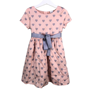 Unisex Lindex - Party dress, size 104 - 110 - Light pink (1)