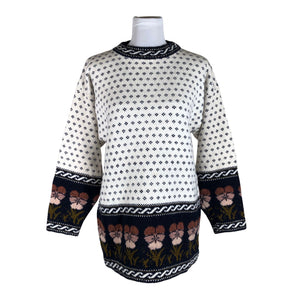 Unisex Handmade - Sweater, size 40 - White (1)