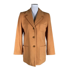 Unisex Your Face - Wool coat, size 38 - Yellow (1)