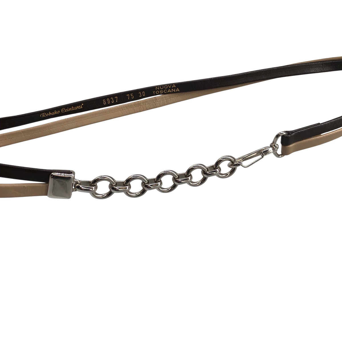 Unisex Robako Ceintures - Leather belt, size Ei kokoa - Brown (2)