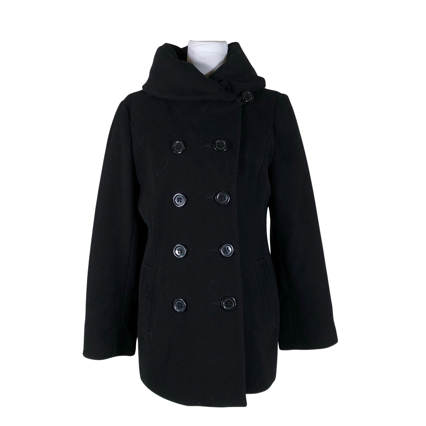 Unisex Santarelli - Wool coat, size 38 - Black (1)