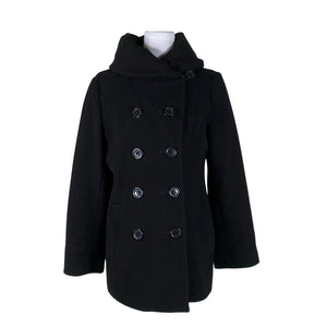 Unisex Santarelli - Wool coat, size 38 - Black (1)