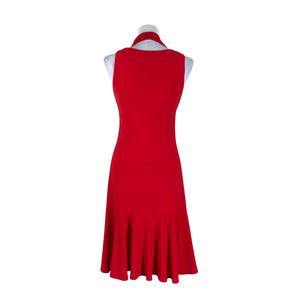 Unisex Joseph Ribkoff - Tricot dress, size 36 - Red (2)