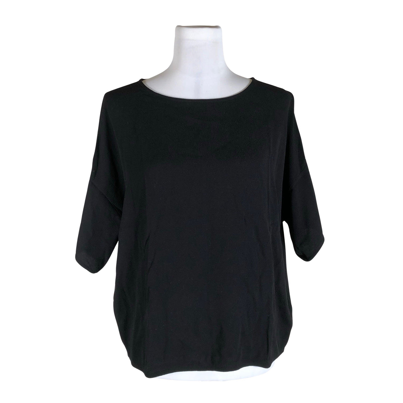 Unisex Samsoe&Samsoe - Short-sleeved blouse, size 38 - Black (1)