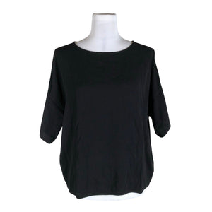 Unisex Samsoe&Samsoe - Short-sleeved blouse, size 38 - Black (1)