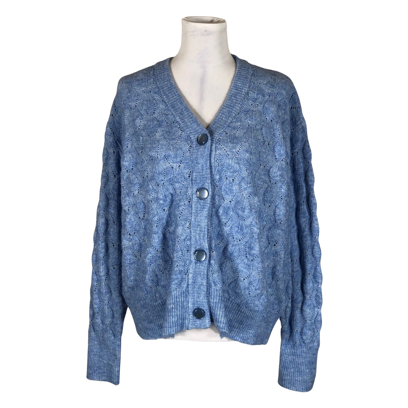 Unisex Kaffe - Cardigan, size 38 - Light blue (1)