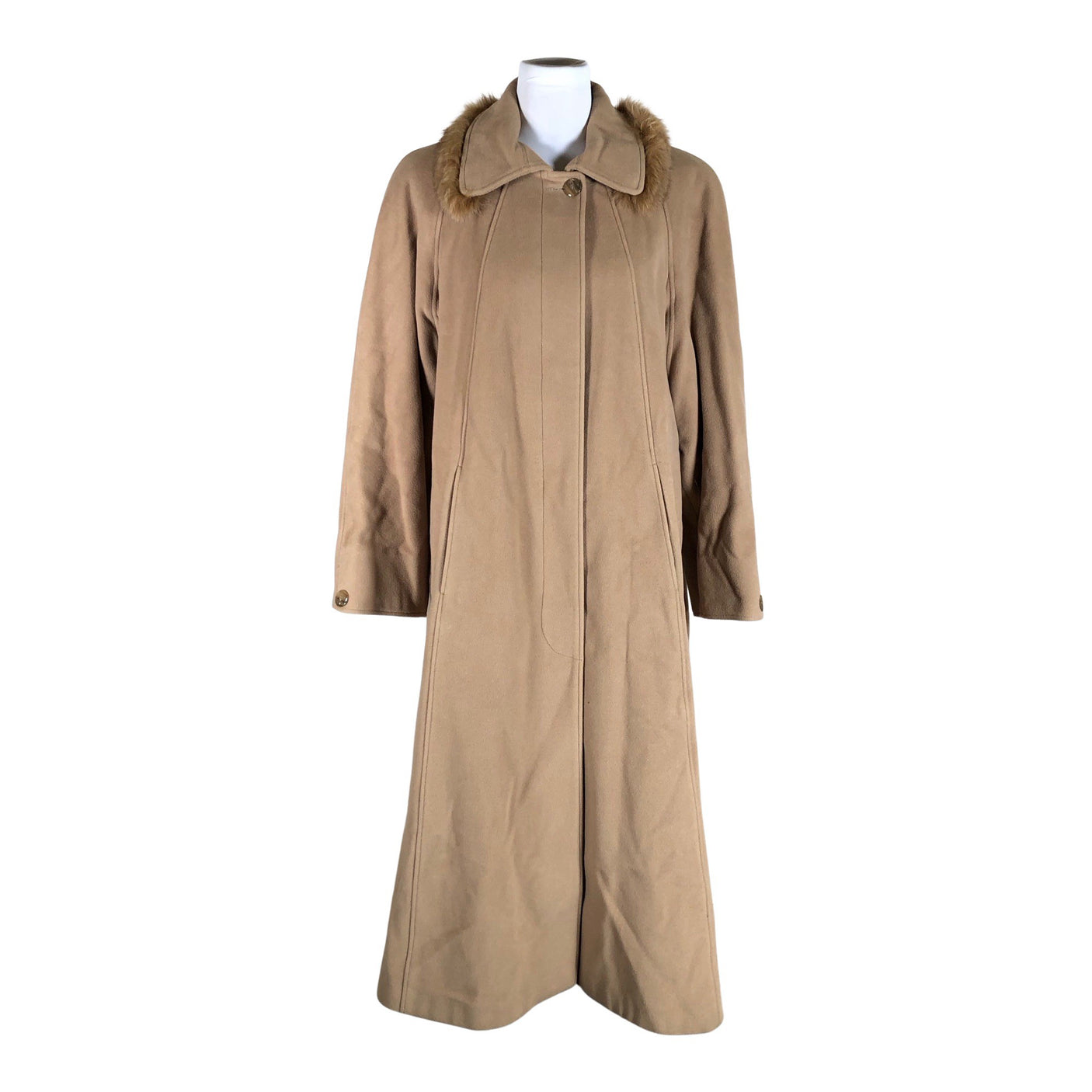 Unisex Lacoda - Wool coat, size 38 - Beige (1)