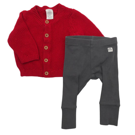 Unisex Lindex - Cardigan, size 56 - 62 - Red ()