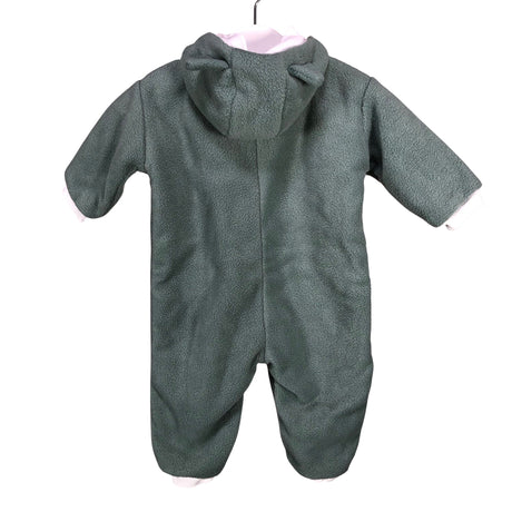 Unisex Handmade - Fleece overall, size 56 - 62 - Green (2)