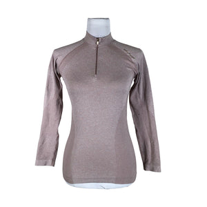 Unisex Endurance - Sports shirt, long sleeve, size 32 - Beige (1)