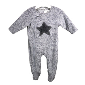 Unisex Next - Fleece overall, size 56 - 62 - Gray (1)