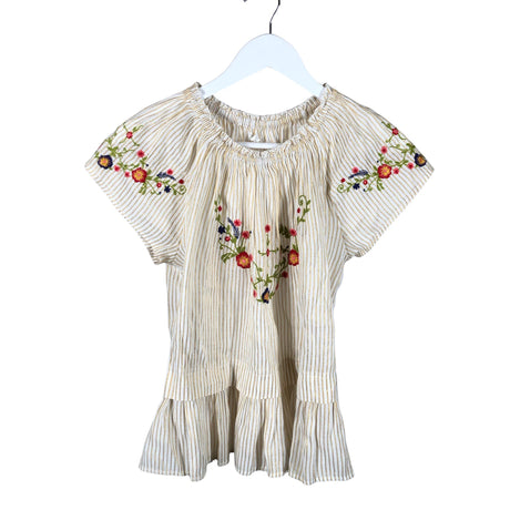 Unisex Next - Short-sleeved blouse, size 152 - 158 - Natural white ()