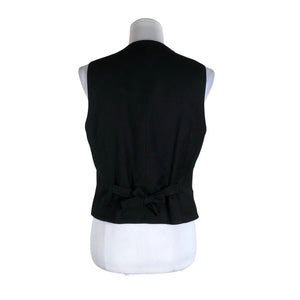 Unisex Massimo Dutti - Vest, size 40 - Black (2)
