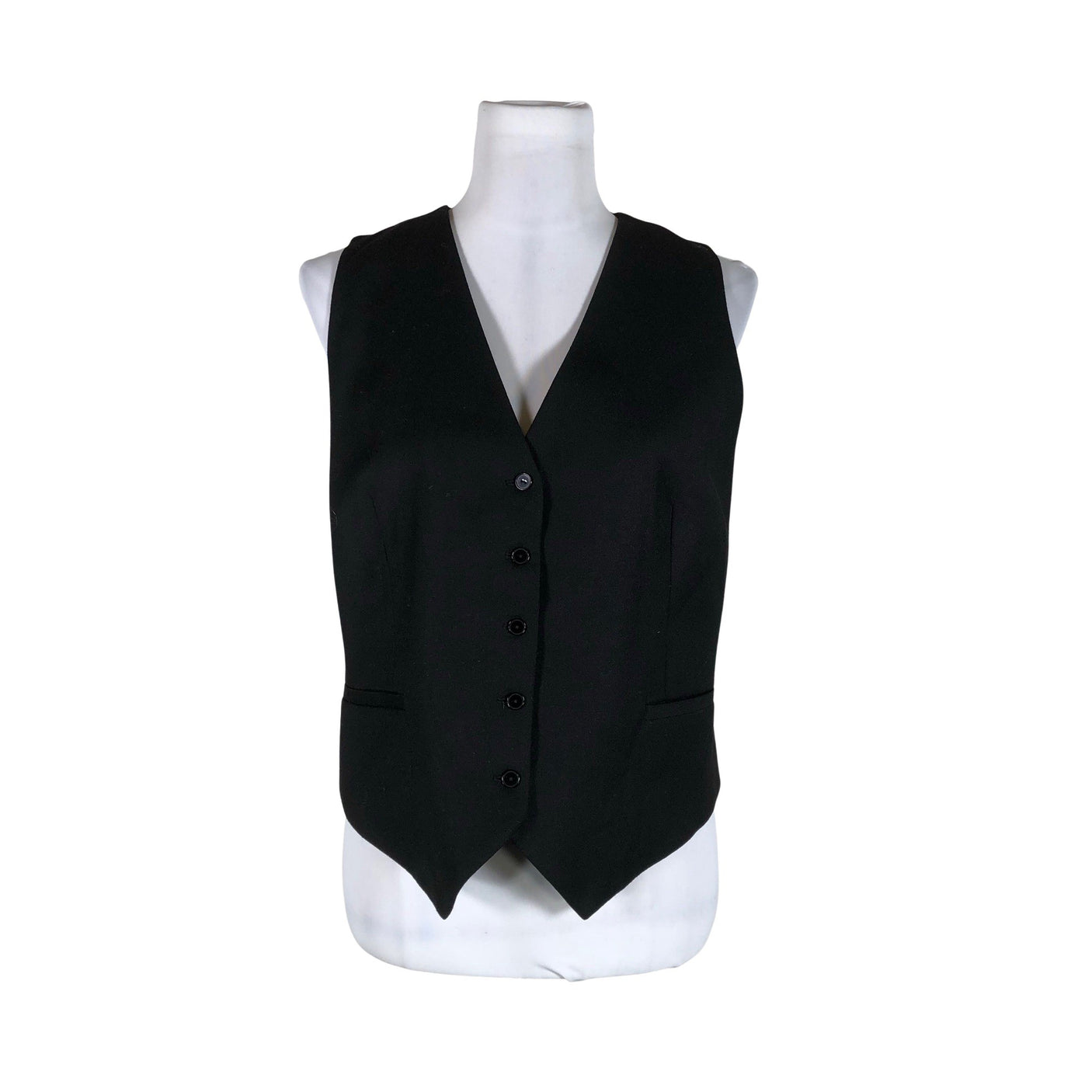 Unisex Massimo Dutti - Vest, size 40 - Black (1)