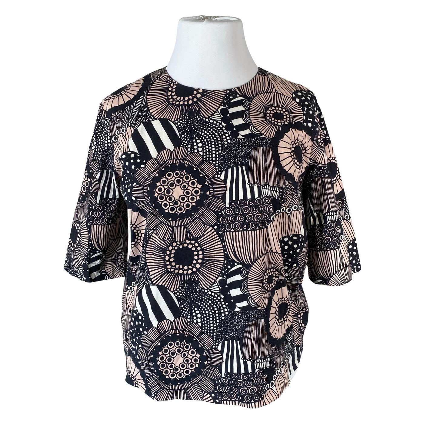 Unisex Marimekko - Short-sleeved blouse, size 42 - Light pink (1)