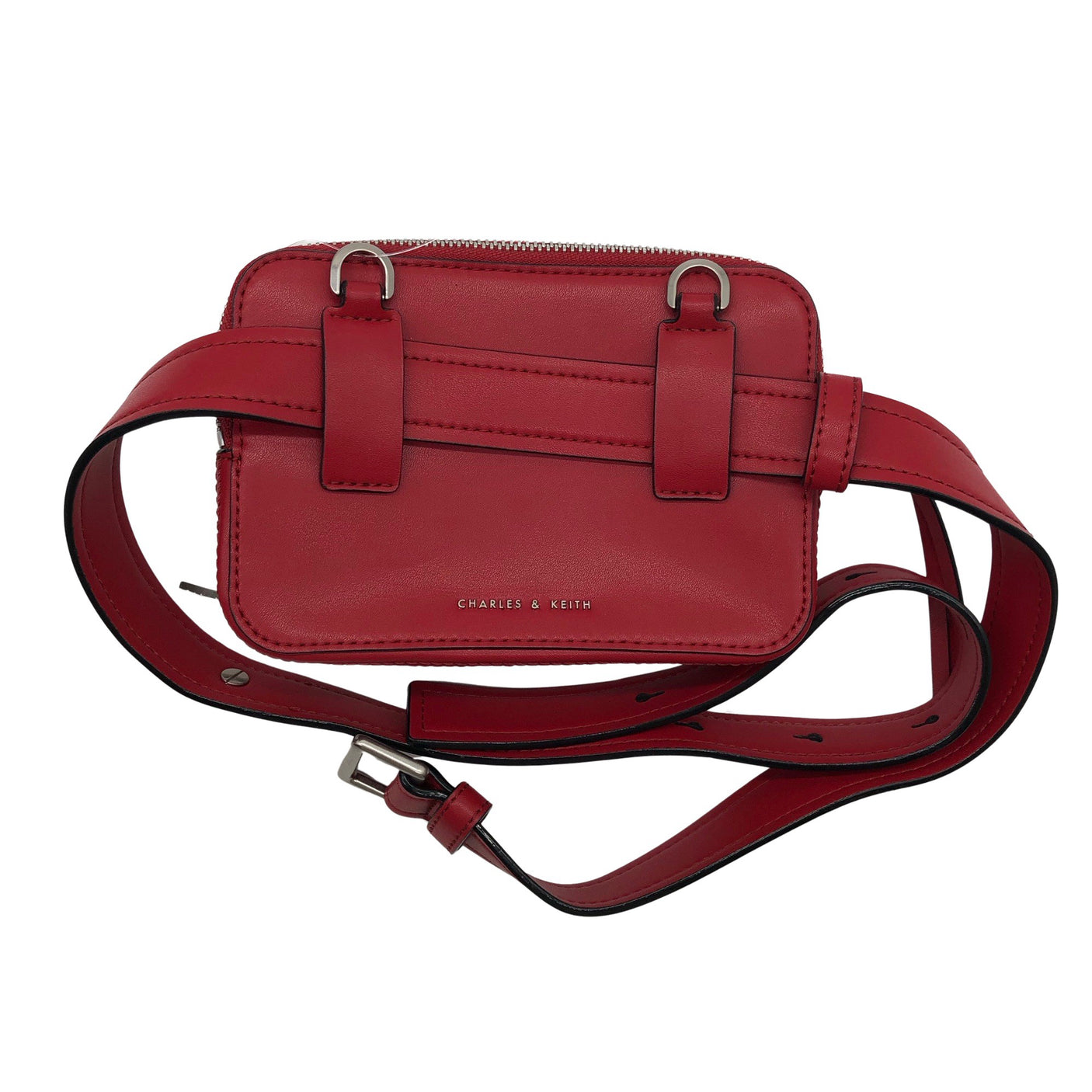 Unisex Charles & Keith - Belt bag, size Mini - Red (2)