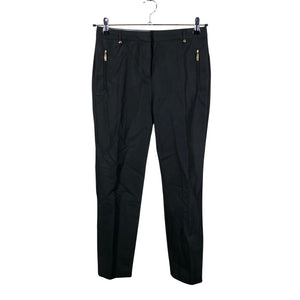 Unisex Per Una by Marks & Spencer - Straight leg trousers, size 38 - Black (1)