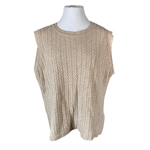Unisex Papu - Knit vest, size 42 - Beige (1)