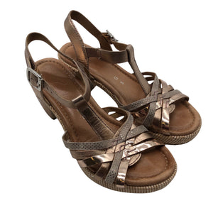 Unisex Gabor - Heeled sandals, size 38 - Beige (2)
