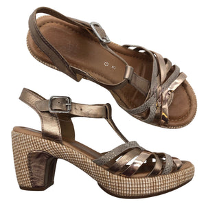 Unisex Gabor - Heeled sandals, size 38 - Beige (1)