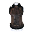 Unisex Sand - Faux fur vest, size 36 - Brown ()