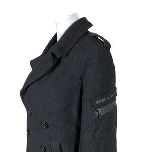 Unisex Guess - Wool coat, size 36 - Black (3)