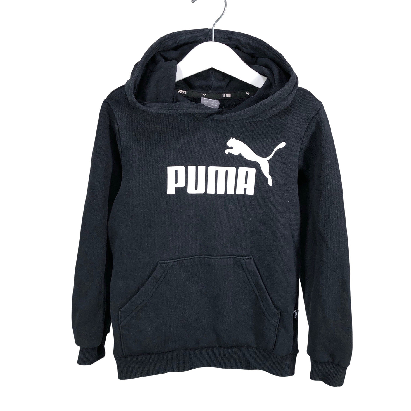 Unisex Puma - Hoodie, size 122 - 128 - Black (1)