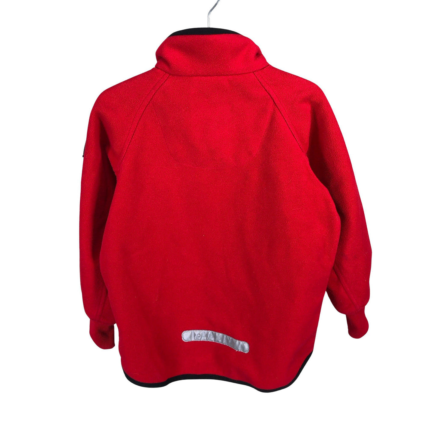 Unisex Polarn O. Pyret - Windfleece jacket, size 104 - 110 - Red (2)