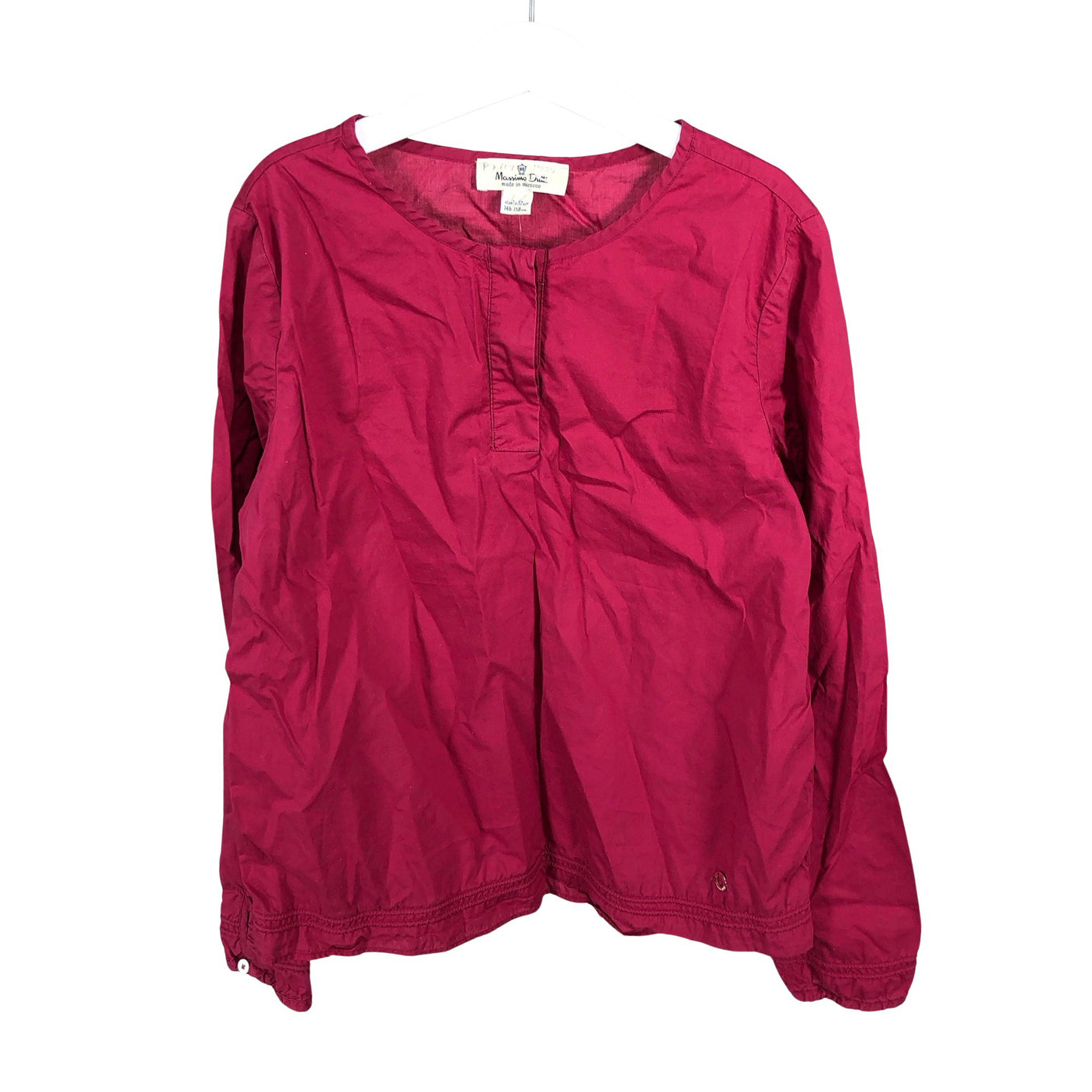 Unisex Massimo Dutti - Blouse, size 146 - 152 - Red (1)
