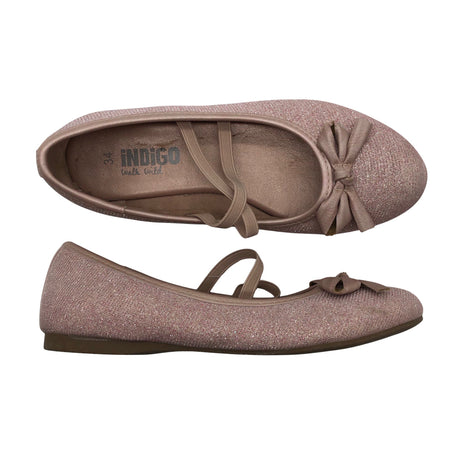 Unisex Indigo - Festive ballerinas, size 34 - Light pink ()