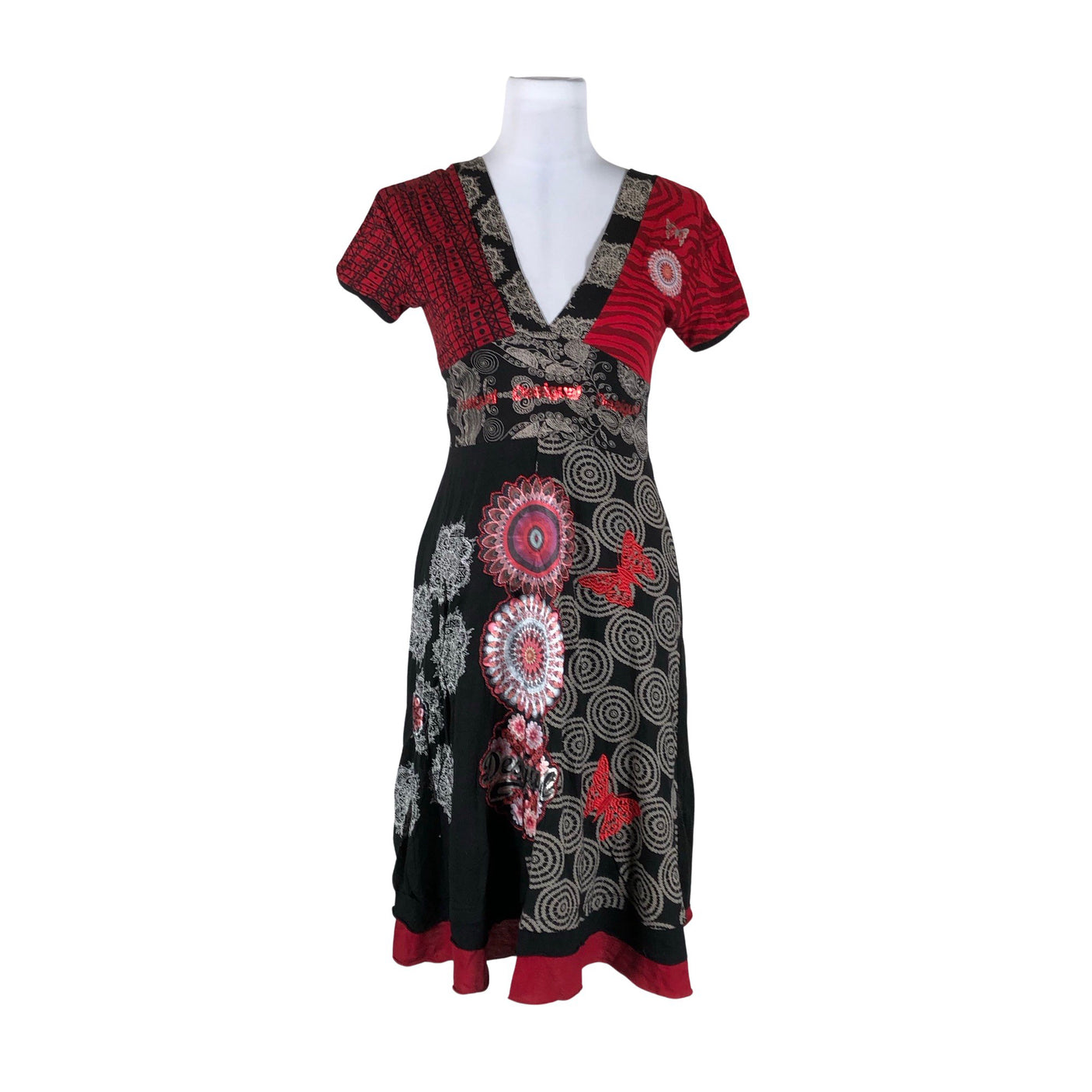 Unisex Desigual - Tricot dress, size 36 - Black (1)