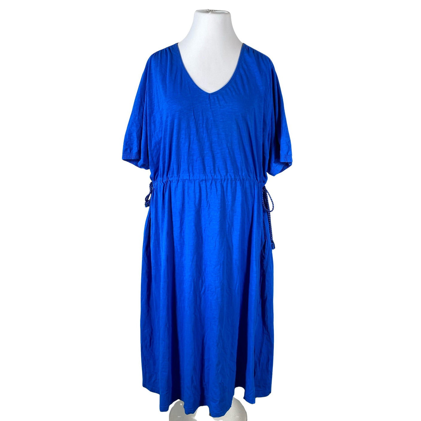 Unisex Ulla Popken - Tricot dress, size 58 - Blue (1)