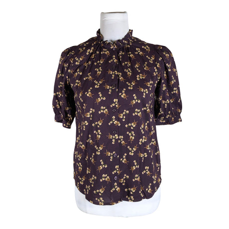 Unisex Holly & Whyte by Lindex - Short-sleeved blouse, size 36 - Wine red ()
