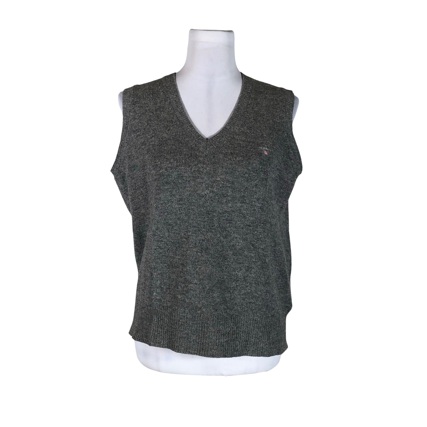 Unisex Gant - Knit vest, size 40 - Gray (1)