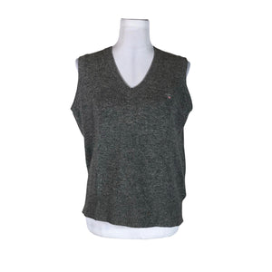 Unisex Gant - Knit vest, size 40 - Gray (1)