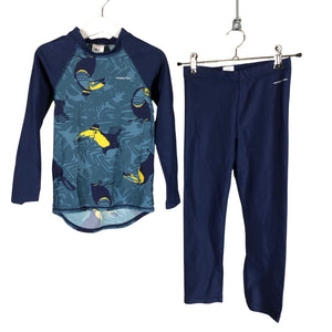 Unisex Polarn O. Pyret - Swimsuit, size 110 - 116 - Blue (1)
