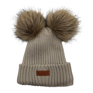 Unisex Gugguu - Winter beanie, size 42 - 44 cm - Beige (1)