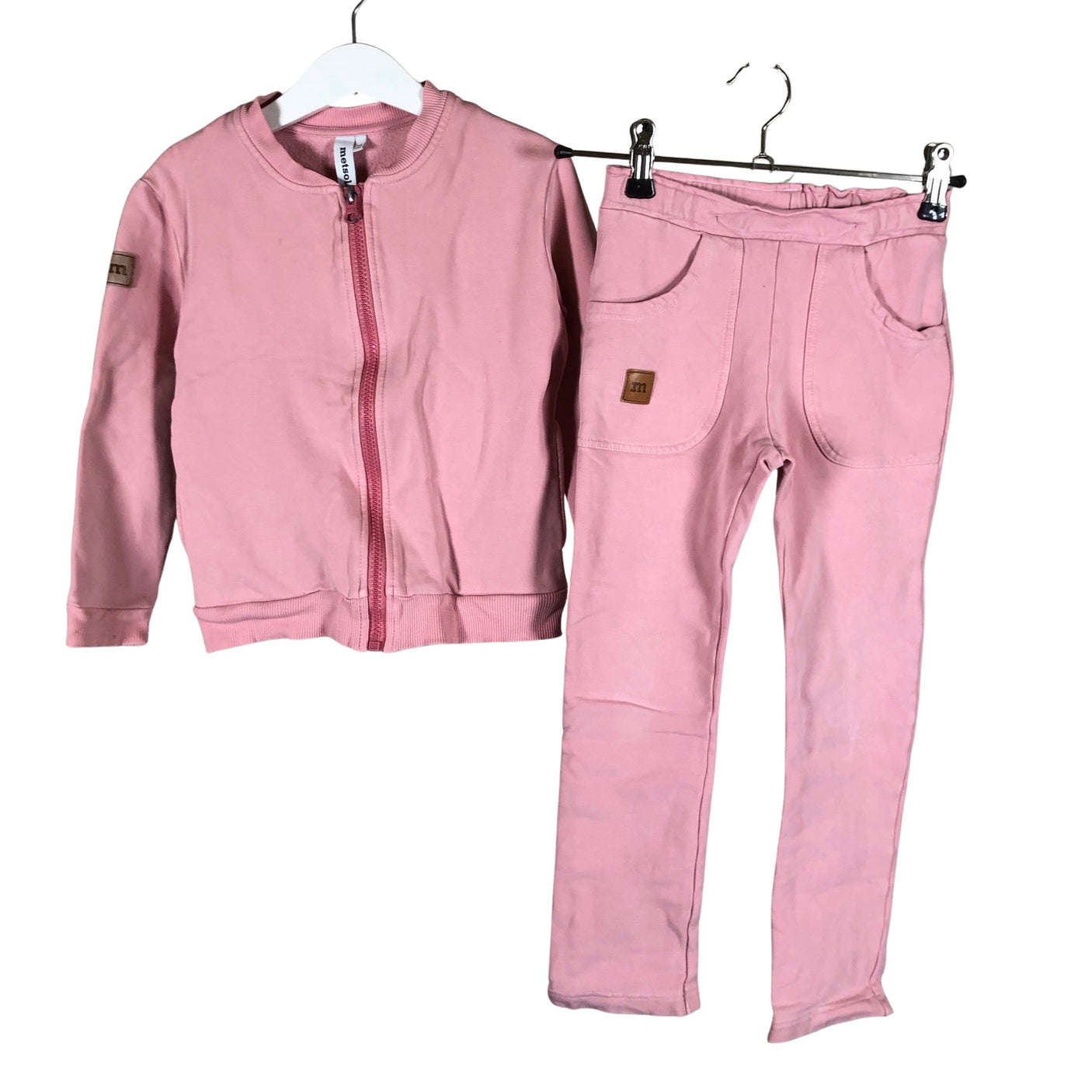 Unisex Metsola - Sweatshirt and pants set, size 110 - 116 - Light pink (1)