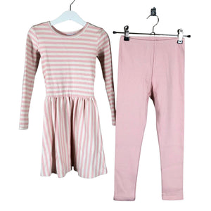 Unisex Metsola - Tricot dress, size 110 - 116 - Light pink (1)