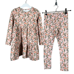 Unisex Metsola - Tricot dress, size 110 - 116 - Light pink (1)