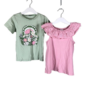 Unisex Polarn O. Pyret - T-shirt, size 104 - 110 - Green (1)