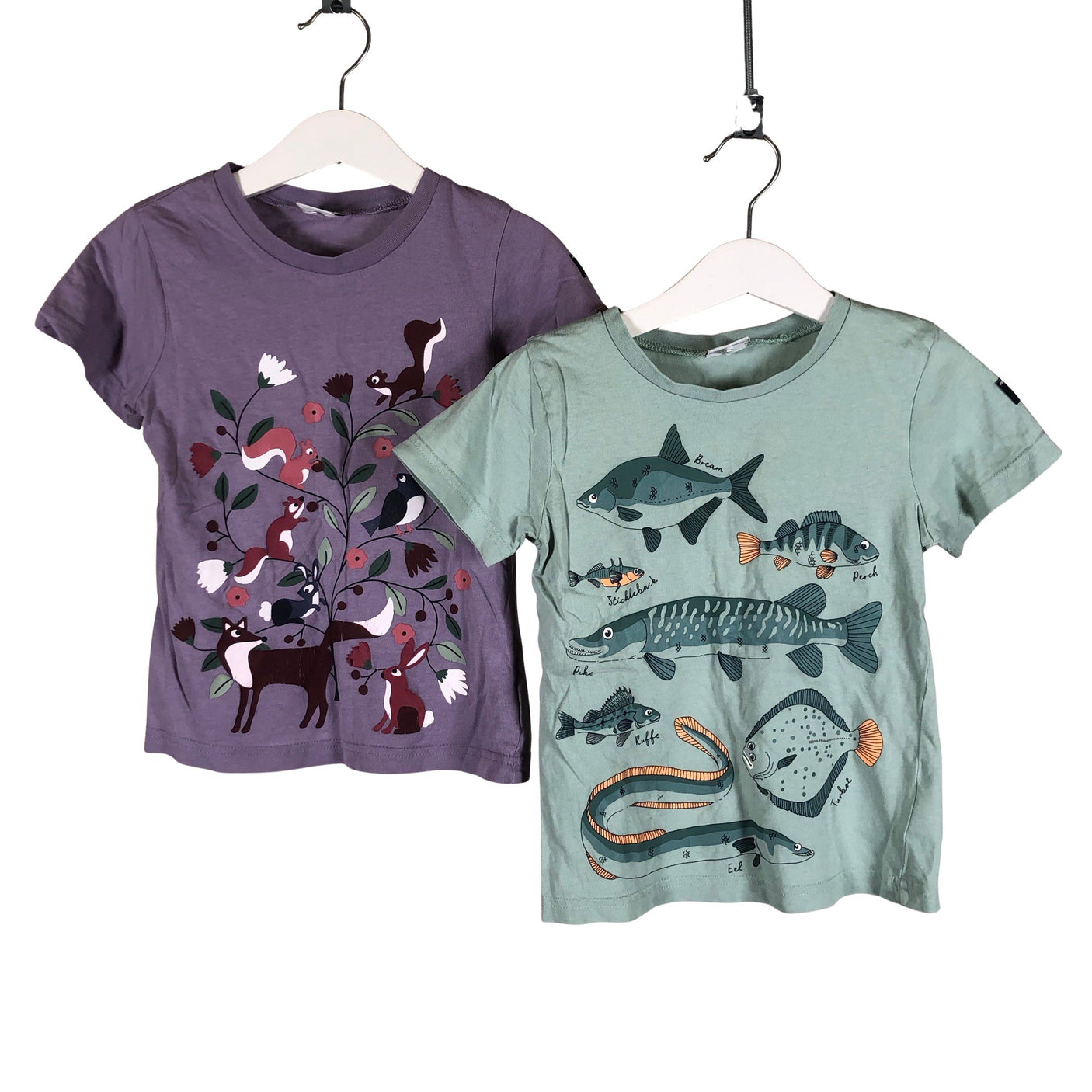 Unisex Polarn O. Pyret - T-shirt, size 98 - 104 - Violet (1)
