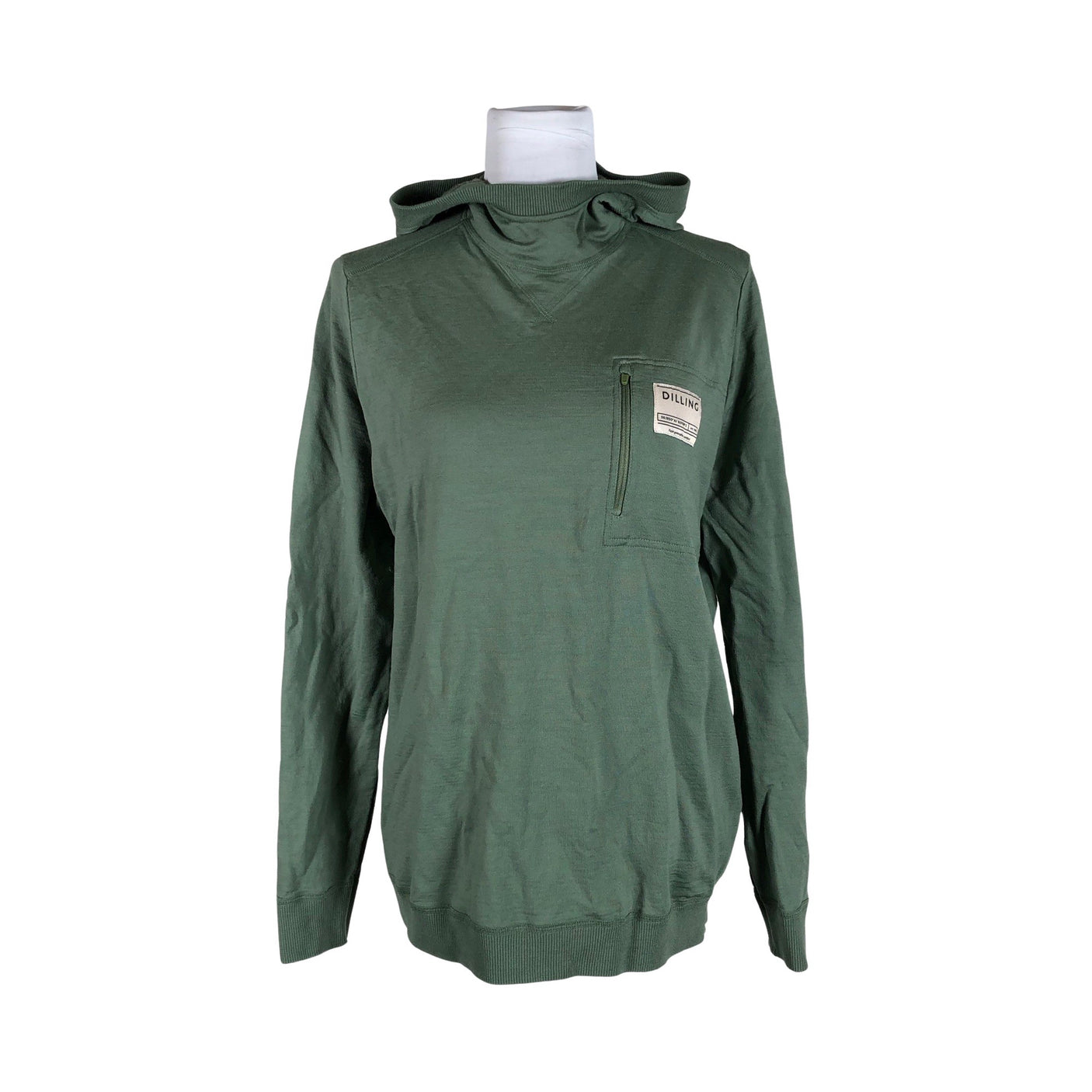 Unisex Dilling - Hoodie, size 40 - Green (1)