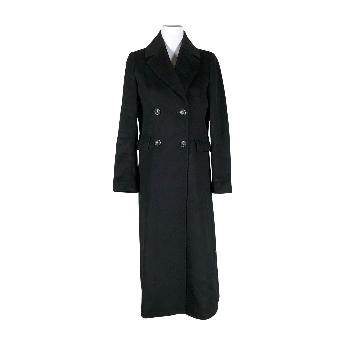 Unisex Sand - Wool coat, size 36 - Black (1)